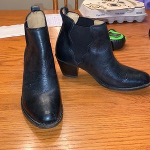 Frye leather booties